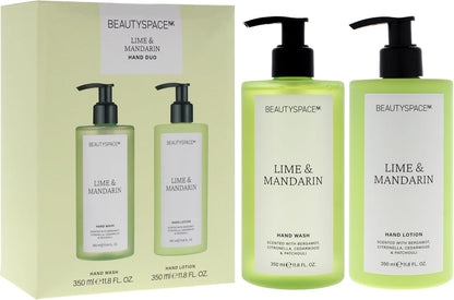 BeautySpace Beauty Space 护手霜二合一 - 柠檬和柑橘 11.8 盎司护手霜，11.8 盎司洗手液，男女通用 2 件