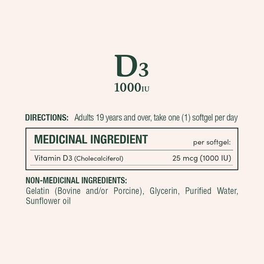 自然之宝维生素 D3，1000 IU，超值，有助于支持免疫功能，帮助发育和维护骨骼和牙齿，帮助吸收钙和磷，500 粒软胶囊，117.5 克