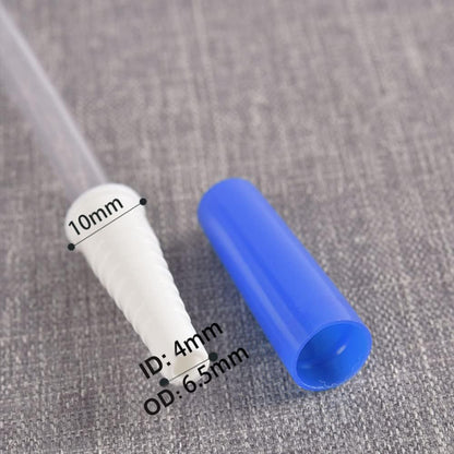 帶防反流室的尿液引流袋，750 毫升/25 盎司 25 英寸引流管，豪華織物腿袋（4 個裝）