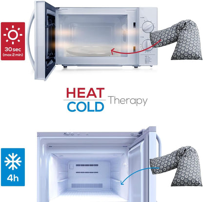 原廠魔法袋簽名版延長敷料，冷熱療法，緩解頸部和下背部疼痛，無線冷熱敷，46 x 13.5 公分（18.1 英吋 X 5.3 英吋）