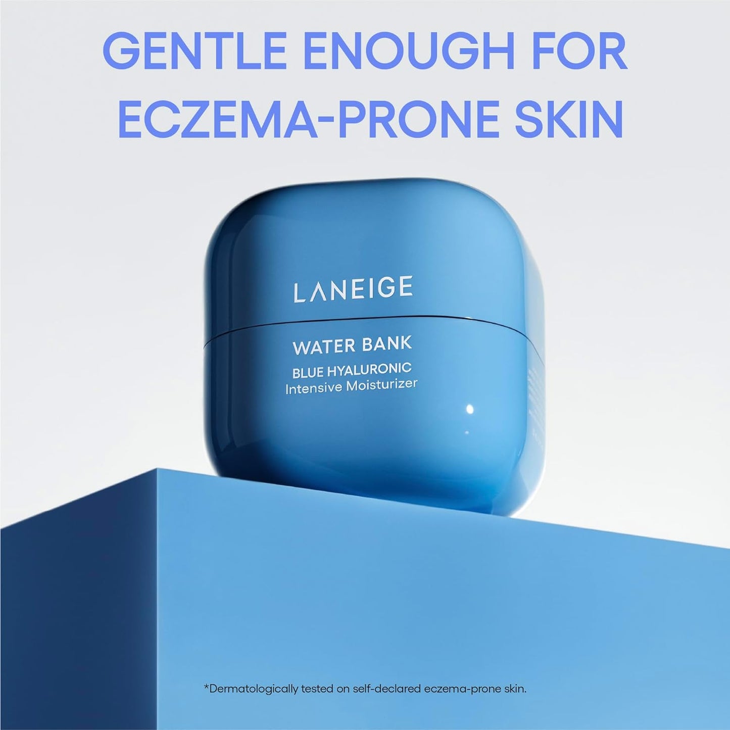 LANEIGE Water Bank Blue Hyaluronic Intensive Moisturizer: Hydrating Face Cream for Extra Dry Skin with Squalane & Peptide for Skin Barrier Support, Dermatologist-Tested