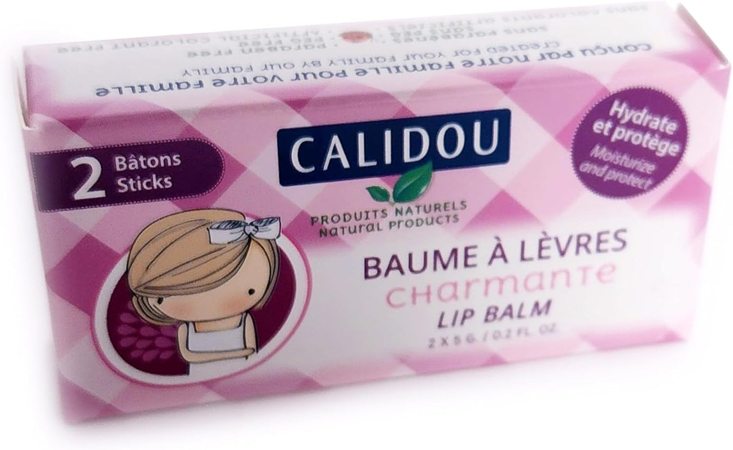CALIDOU® | Lip Balm | Kids & Baby (Charmante, 2 x 5 g)