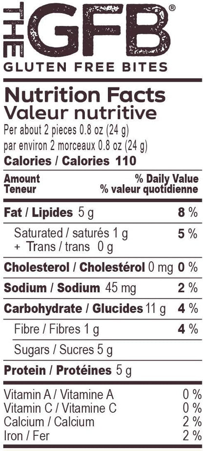 無麩質棒 GFB 蛋白質塊，無麩質，非基因，花生醬，113 克