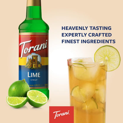 Torani 糖浆，青柠味，25.4 盎司（1 包），绿色