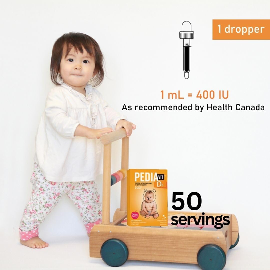 PediaVit 液體維生素 D3 400IU，50mL