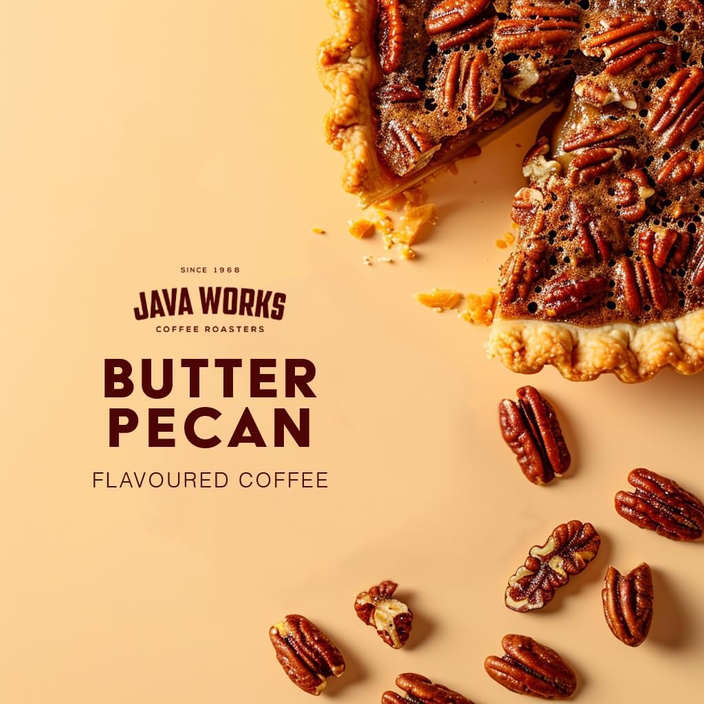 Java Works 咖啡黄油山核桃味咖啡粉，340 克