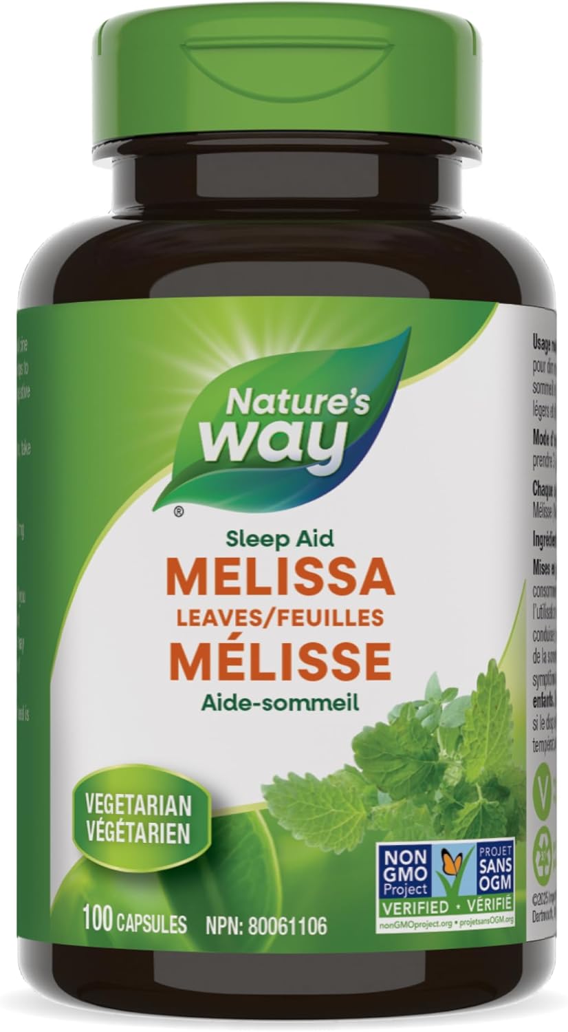 Nature's Way Melissa Leaves, Sleep Aid, 100 Vegetarian Capsules