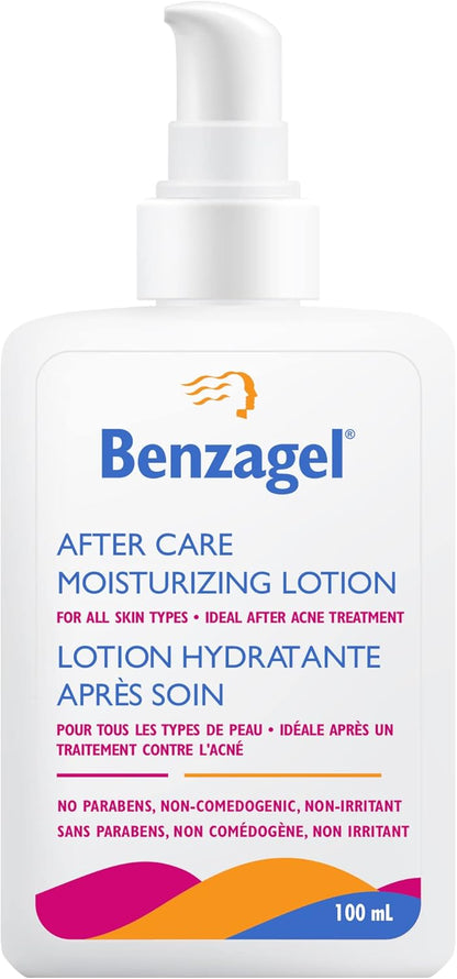 Benzagel After Care Moisturizing Lotion For All Skin Types, 100 ml