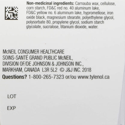 泰諾常規強度 325 毫克 Eztabs 120 片