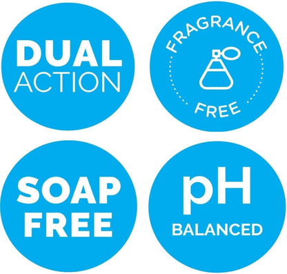 Cetaphil Gentle Cleansing Bar (3-Pack), 127g - Hydrating Foaming Face and Body Wash & Moisturizing Cream with Sweet Almond Oil and Glycerin 566 g - 48hr Hydration