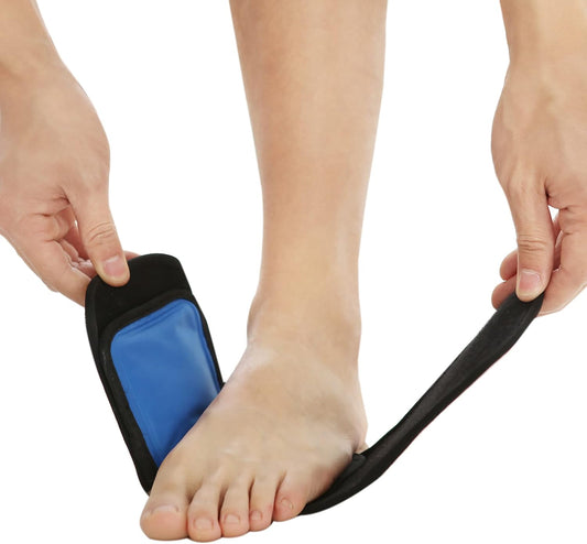 Bodyprox 冷热疗法包裹 - 可重复使用的凝胶包，用于缓解疼痛：非常适合扭伤、肌肉疼痛、瘀伤、受伤等（脚、手臂、肘部、脚踝）。