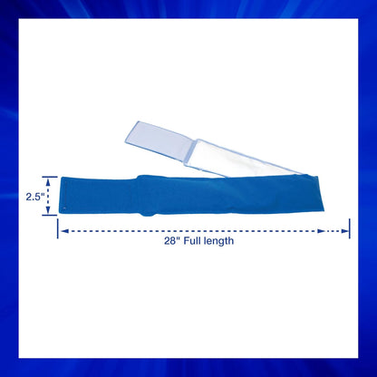 Thera-Med 冷却头痛缓解带 - 织物内衬冰袋，用于缓解头痛和偏头痛 - 适用于紧张性头痛、鼻窦性头痛、轻微损伤