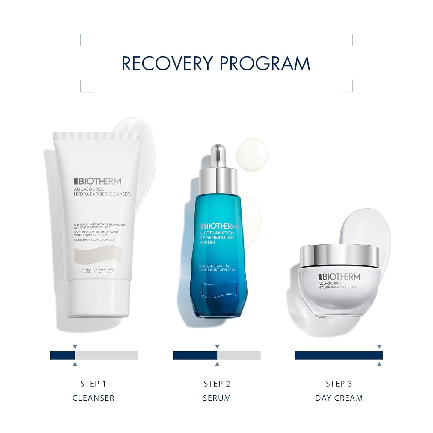 碧欧泉水源保湿隔离霜，含生物神经酰胺，强化皮肤屏障，促进保湿，50ml