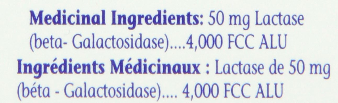 使用 Lacteeze 强效乳糖酶，改善消化，提升舒适度和健康，100 粒装