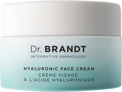 Dr. Brandt Needles No More Hyaluronic Face Cream - Long-Lasting Plumping Hydrator for Dehydrated & Dry Skin - 50 g