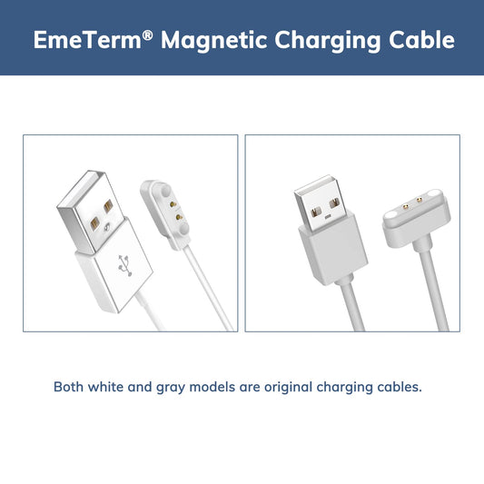 EmeTerm 原廠 USB 磁力充電線 時尚、探索和智慧系列防噁心腕帶（1 包）