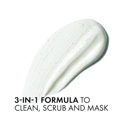 Vichy Normaderm 三合一去角质磨砂膏、洁面乳和护肤面膜。适用于油性肌肤和敏感性肌肤，含水杨酸和乙醇酸，125毫升