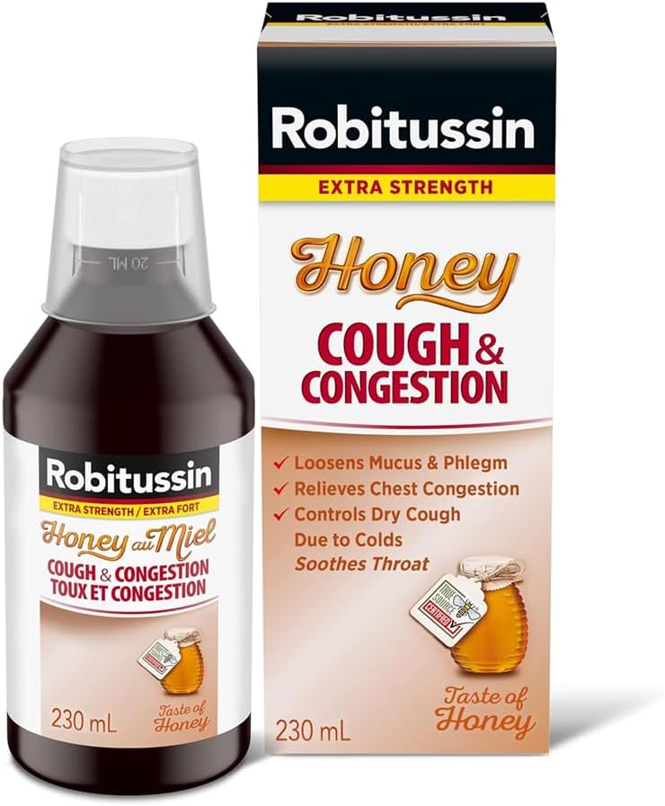 Robitussin 强效蜂蜜止咳糖浆，230 毫升