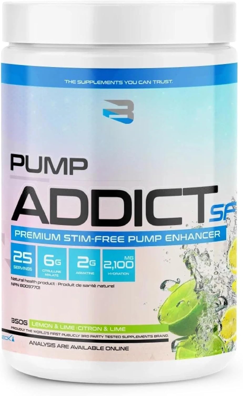 Believe Pump Addict SF - 檸檬青檸口味 25 份