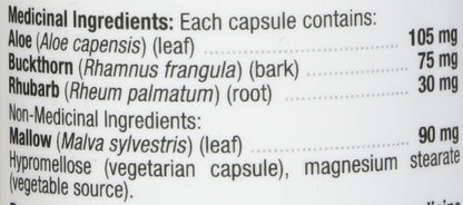 Nutripur Laxatil - 天然瀉藥，60 粒素食膠囊（1 包）