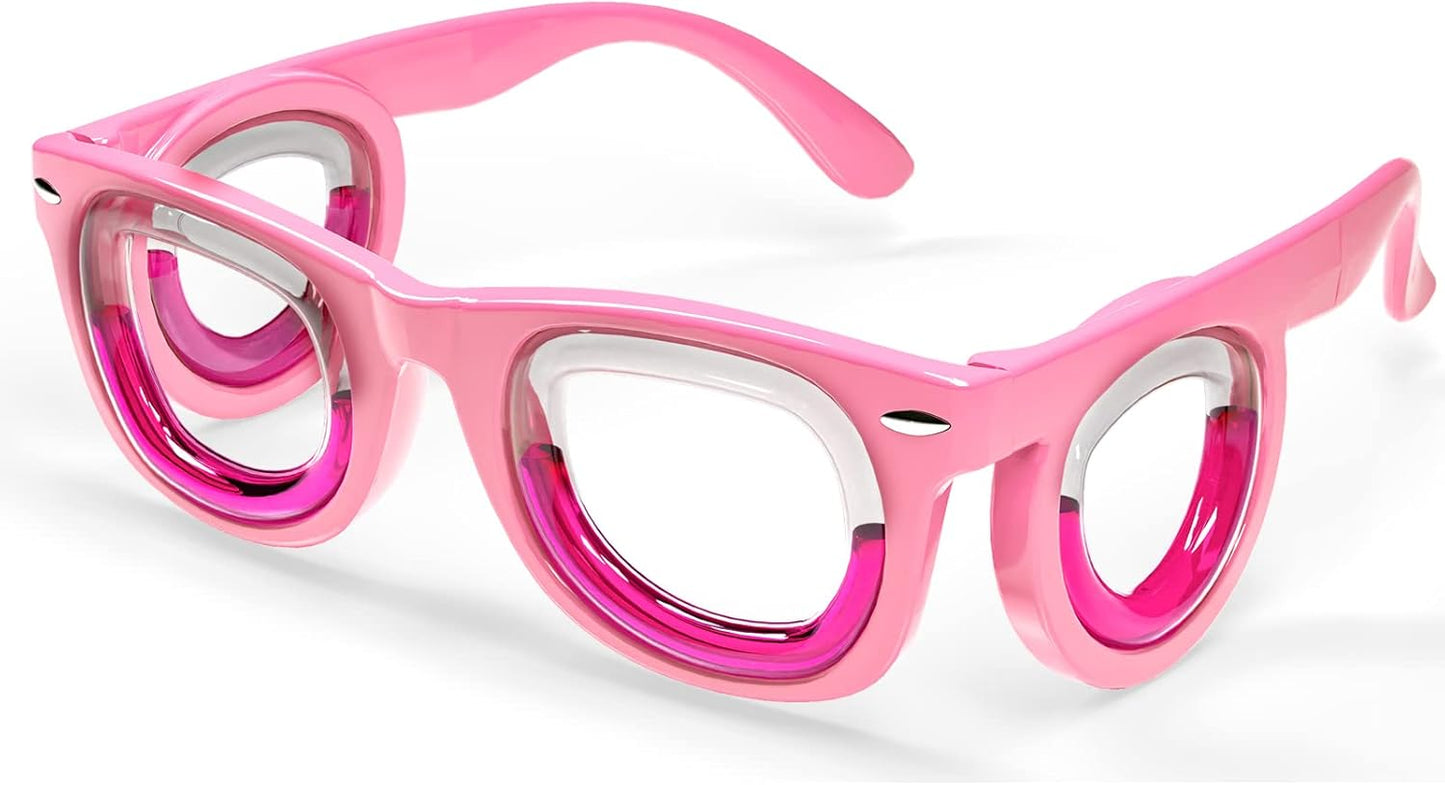 Hion 兒童防暈動病智慧眼鏡（適用於 3-8 歲兒童）– 超輕便攜緩解噁心液體眼鏡，可緩解暈車、暈機、暈船 – 兒童旅行/郵輪必備