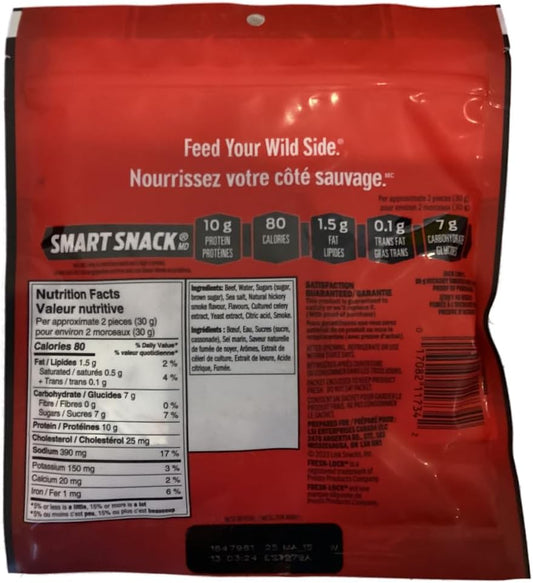 Jack Links Jack Link's 牛肉乾 12x80g 高蛋白，低脂肪，（山核桃木）