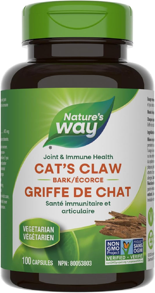 Nature's Way 貓爪藤保健品，100 粒