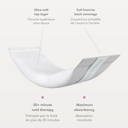 Frida Mom 二合一产后卫生巾，吸水会阴冰垫，速效冷疗包和产妇卫生巾合一，8 片