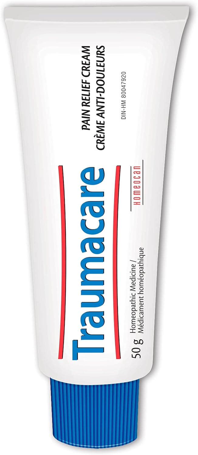 Homeocan Traumacare 乳膏 50 克，山金车提取物，用于关节和肌肉支持，快速吸收，不油腻，无异味，舒缓拉伤、扭伤和瘀伤引起的不适，适用于成人和 2 岁以上儿童