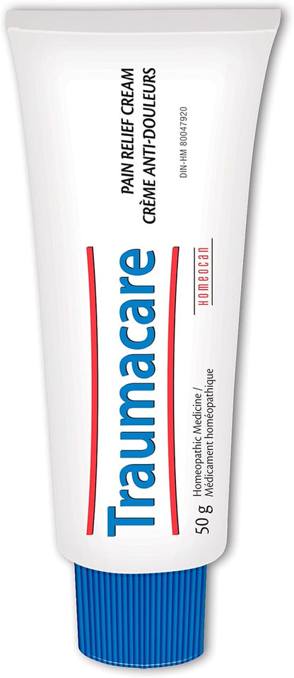 Homeocan Traumacare 乳膏 50 克，山金车提取物，用于关节和肌肉支持，快速吸收，不油腻，无异味，舒缓拉伤、扭伤和瘀伤引起的不适，适用于成人和 2 岁以上儿童