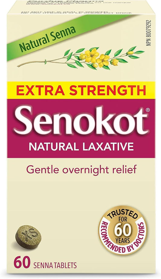 Senokot Extra Strength Laxative, 60 Count