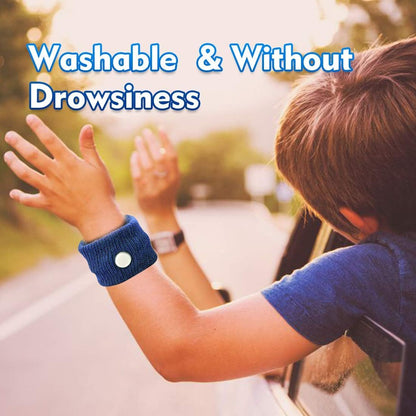 KONGDY 晕动病腕带，适用于游轮的晕船腕带，防恶心腕带，成人儿童旅行自然缓解恶心腕带，10 个