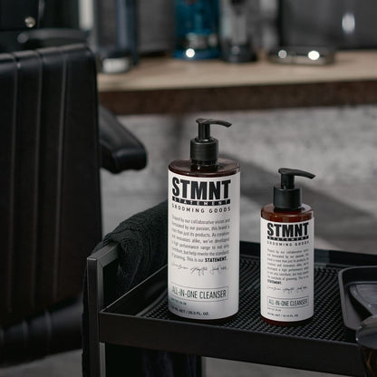 STMNT Statement Grooming Goods 多效合一日常洁面乳，男士沐浴露、洗发洁面乳，不含 SLS/SLES 硫酸盐，活性炭和薄荷醇