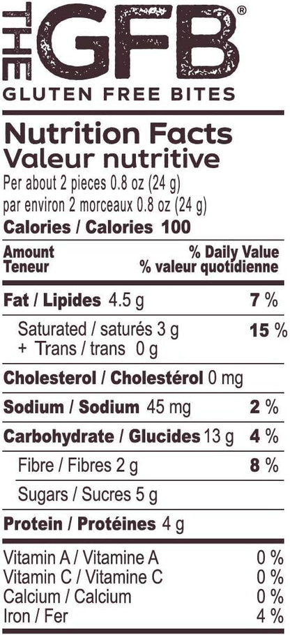無麩質黑巧克力椰子塊，113克