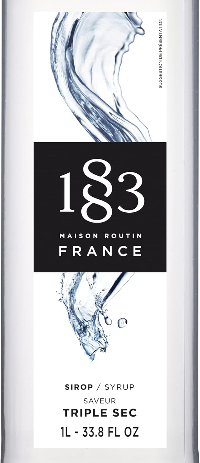 Maison Routin 1883 橙味力娇酒糖浆 1L 玻璃瓶装
