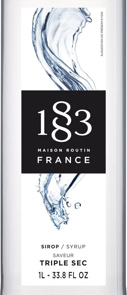 Maison Routin 1883 橙味力娇酒糖浆 1L 玻璃瓶装