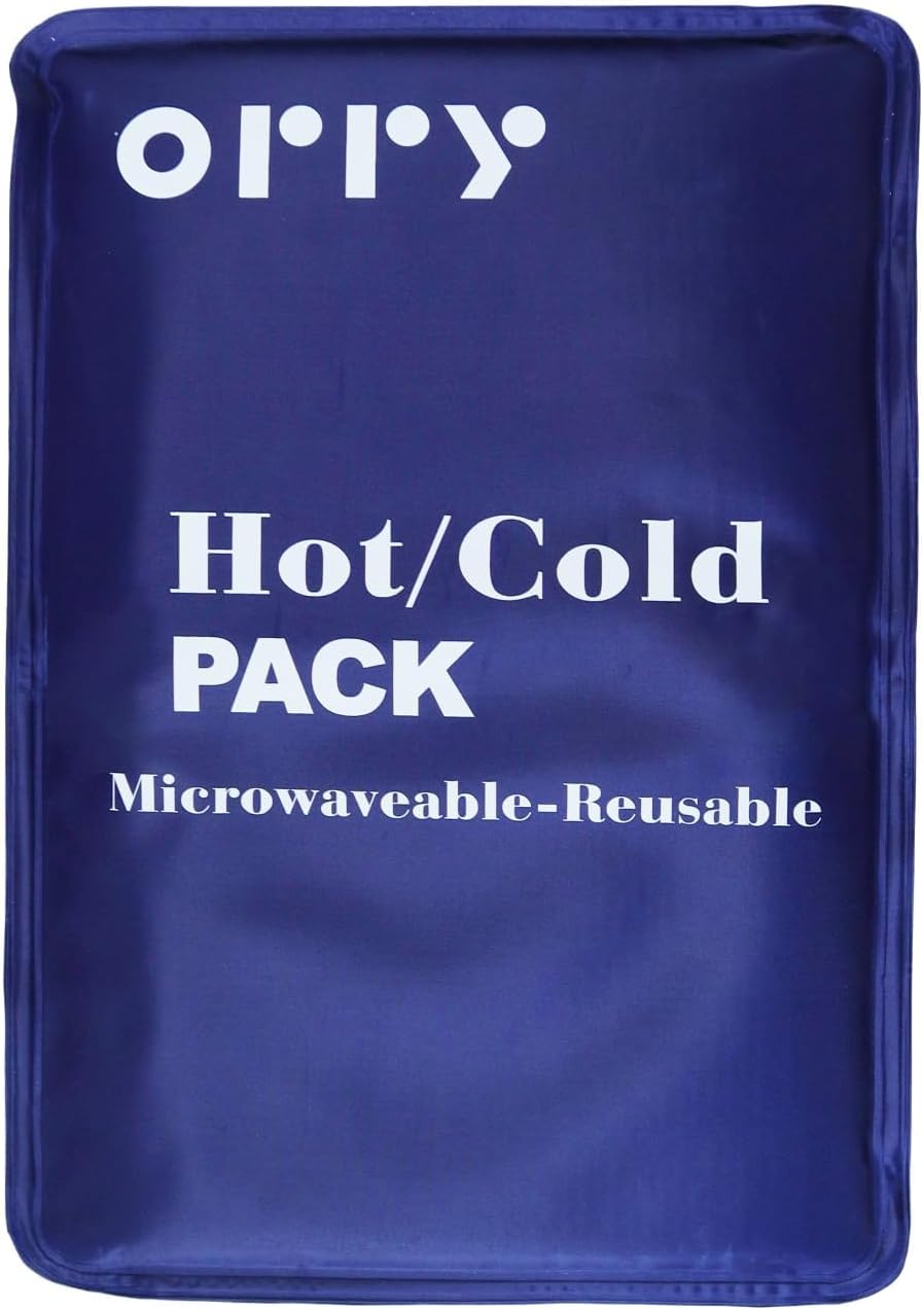 ORRY 冷热敷袋 - 可重复使用冷热冰凝胶垫 - 减轻肿胀、发烧和烧伤疼痛（冷），缓解腰痛、颈痛、痛经、关节炎（热）