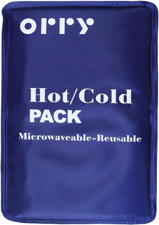ORRY 冷热敷袋 - 可重复使用冷热冰凝胶垫 - 减轻肿胀、发烧和烧伤疼痛（冷），缓解腰痛、颈痛、痛经、关节炎（热）