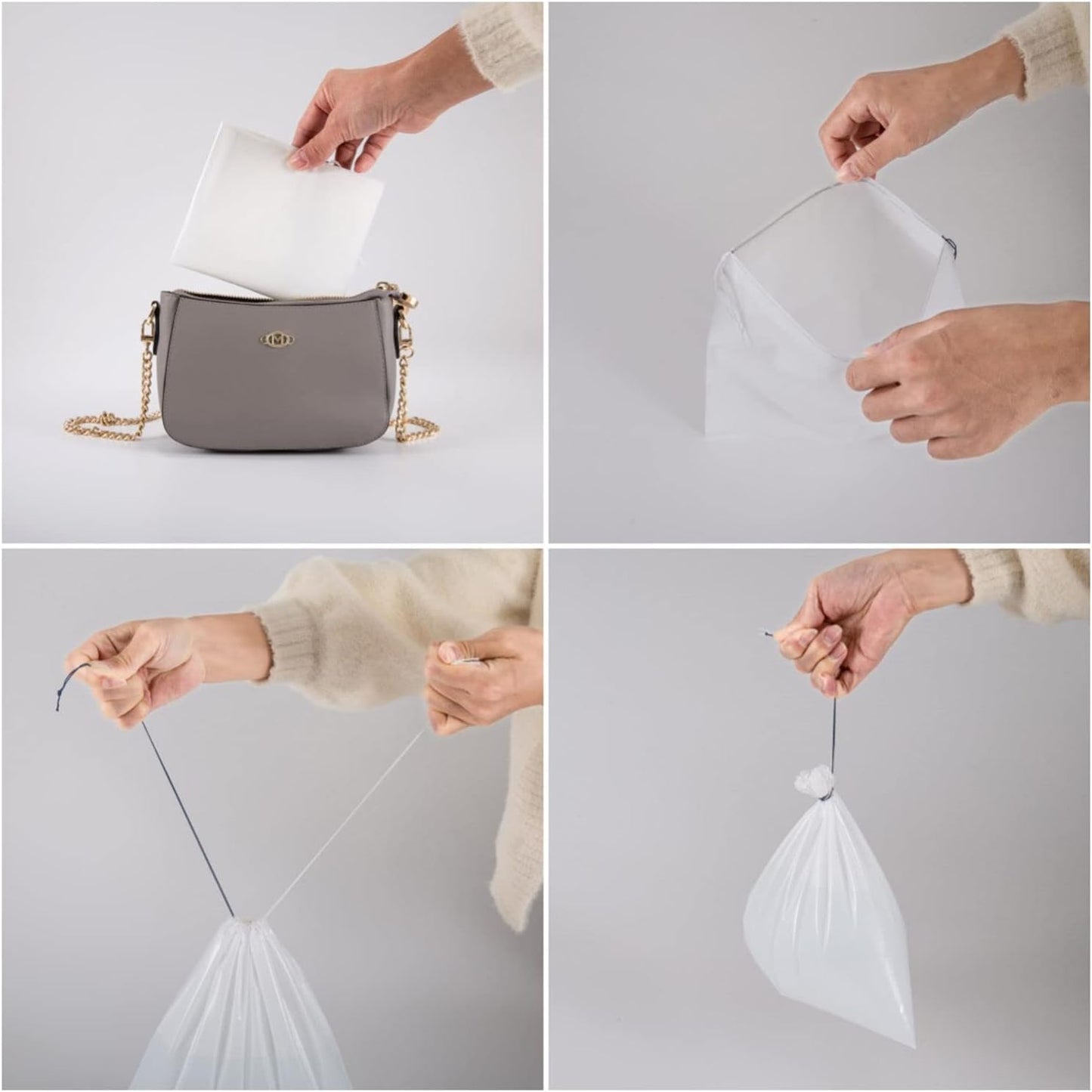 Semapak Pack of 25 Disposable Travel Vomit Bags with Absorbent Pads, Leak Resistant Portable Nausea Bags