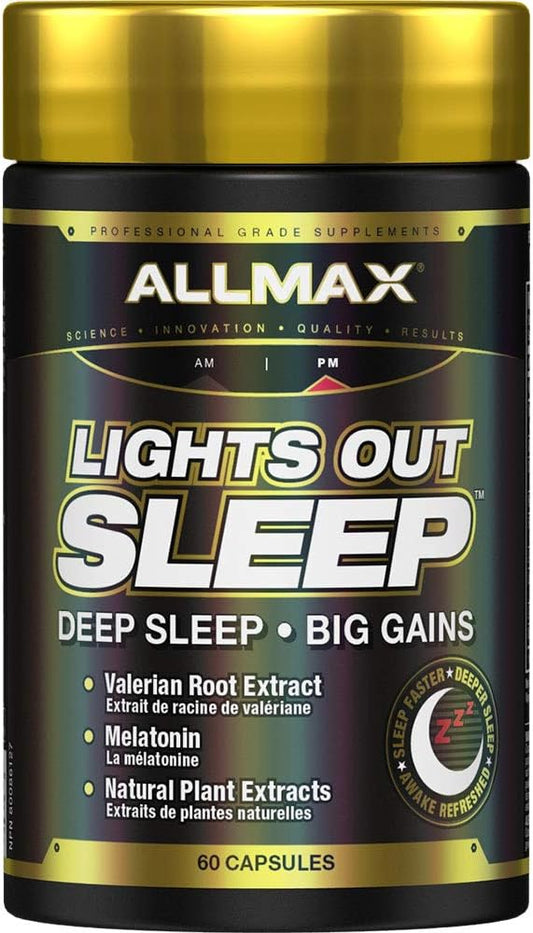 ALLMAX Nutrition - 熄灯睡眠 - 深度睡眠，助您获得更大益处，60 粒