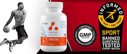 ATP LAB - Synerzinc，90 粒膠囊，90 天供應量 - 鋅補充劑，一種必需礦物質 - 有助於維持健康的皮膚和免疫功能 - 有助於產生和修復結締組織