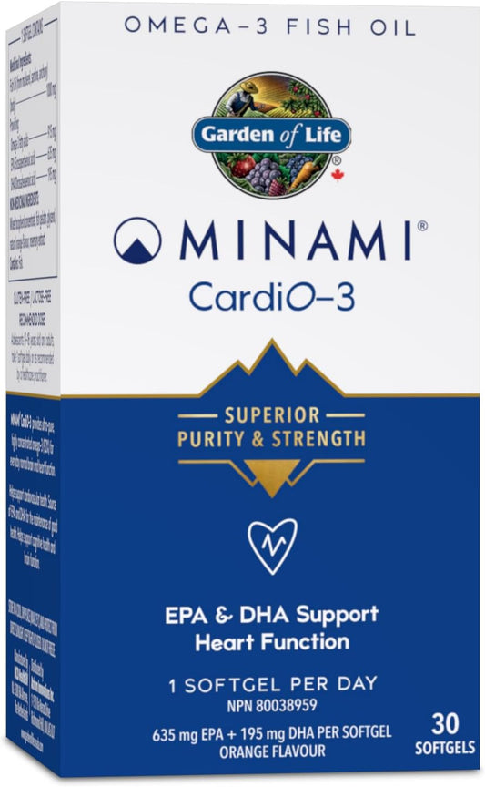 Minami Cardio-3 90% Omega-3 軟膠囊，30 粒，橙味
