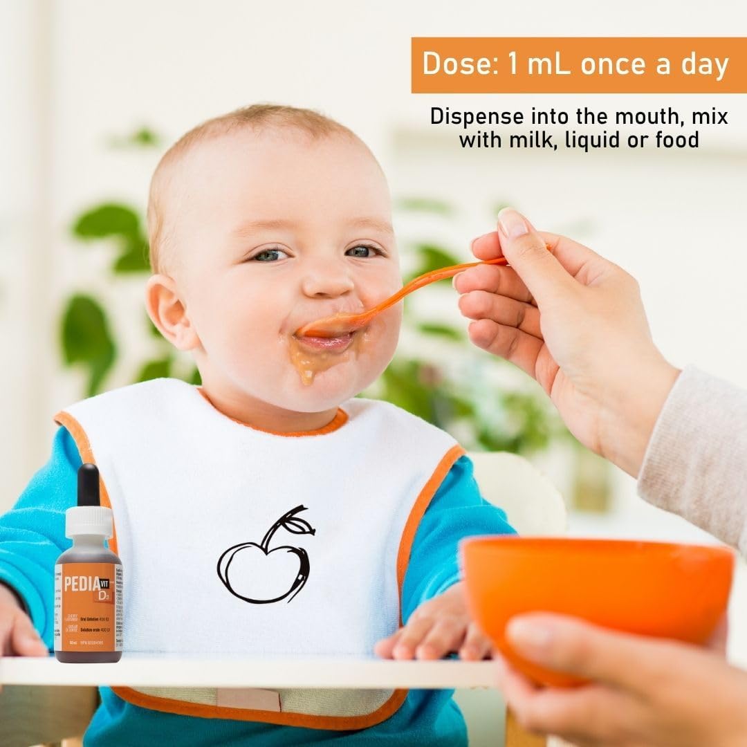 PediaVit 液體維生素 D3 400IU，50mL