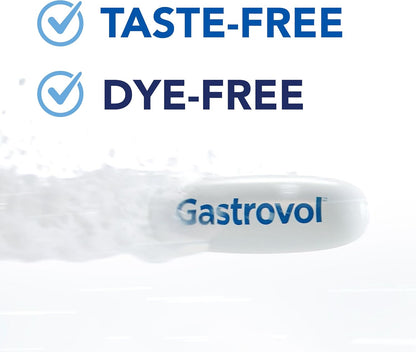 Gastrovol 三合一緩解液體凝膠，用於緩解腹瀉、噁心和胃部不適 - 加拿大製造 - 無色素、無味 - 緩解腹瀉 - 16 粒膠囊（1 包）