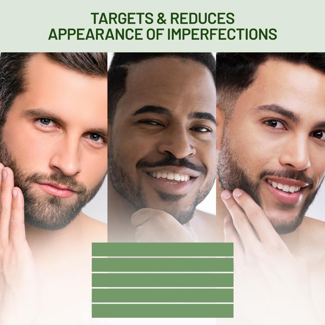 Refresh Botanicals Hydrating Facial Wash for Men | Gentle Daily Face Wash for All Skin Types | Facial Cleanser Infused with Marula Oil & Rooibos Tea | Soft, Smooth & Hydrating Skin Whole Day | 3.38 Oz