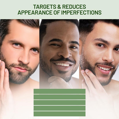 Refresh Botanicals Hydrating Facial Wash for Men | Gentle Daily Face Wash for All Skin Types | Facial Cleanser Infused with Marula Oil & Rooibos Tea | Soft, Smooth & Hydrating Skin Whole Day | 3.38 Oz