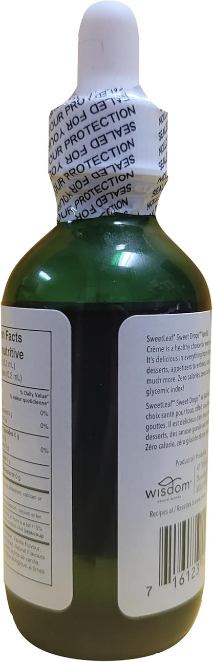 SweetLeaf Sweet Drops, Vanilla Creme, 2 Fl. Oz (Pack of 1)