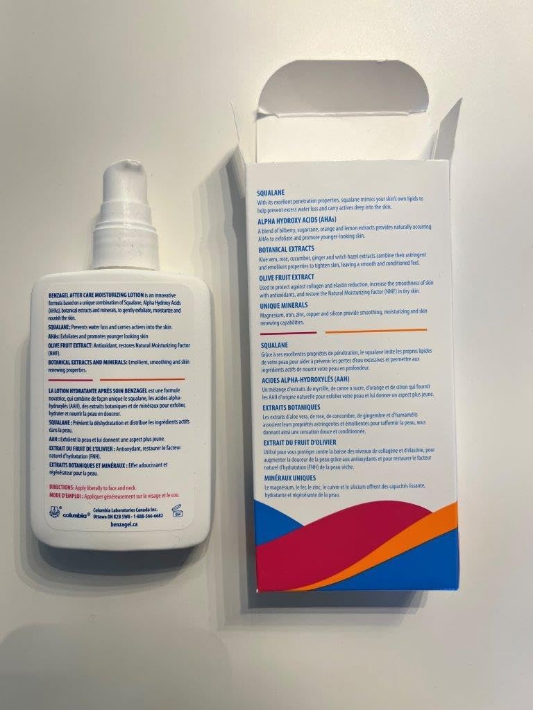 Benzagel After Care Moisturizing Lotion For All Skin Types, 100 ml