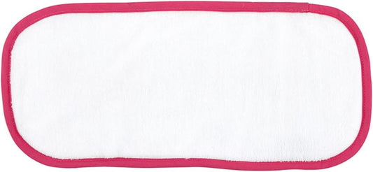 Bella Sleep + Spa Reusable Makeup Remover Facial Cloths and Scrunchie Facial Care Set, 3-Piece, Hot Pink