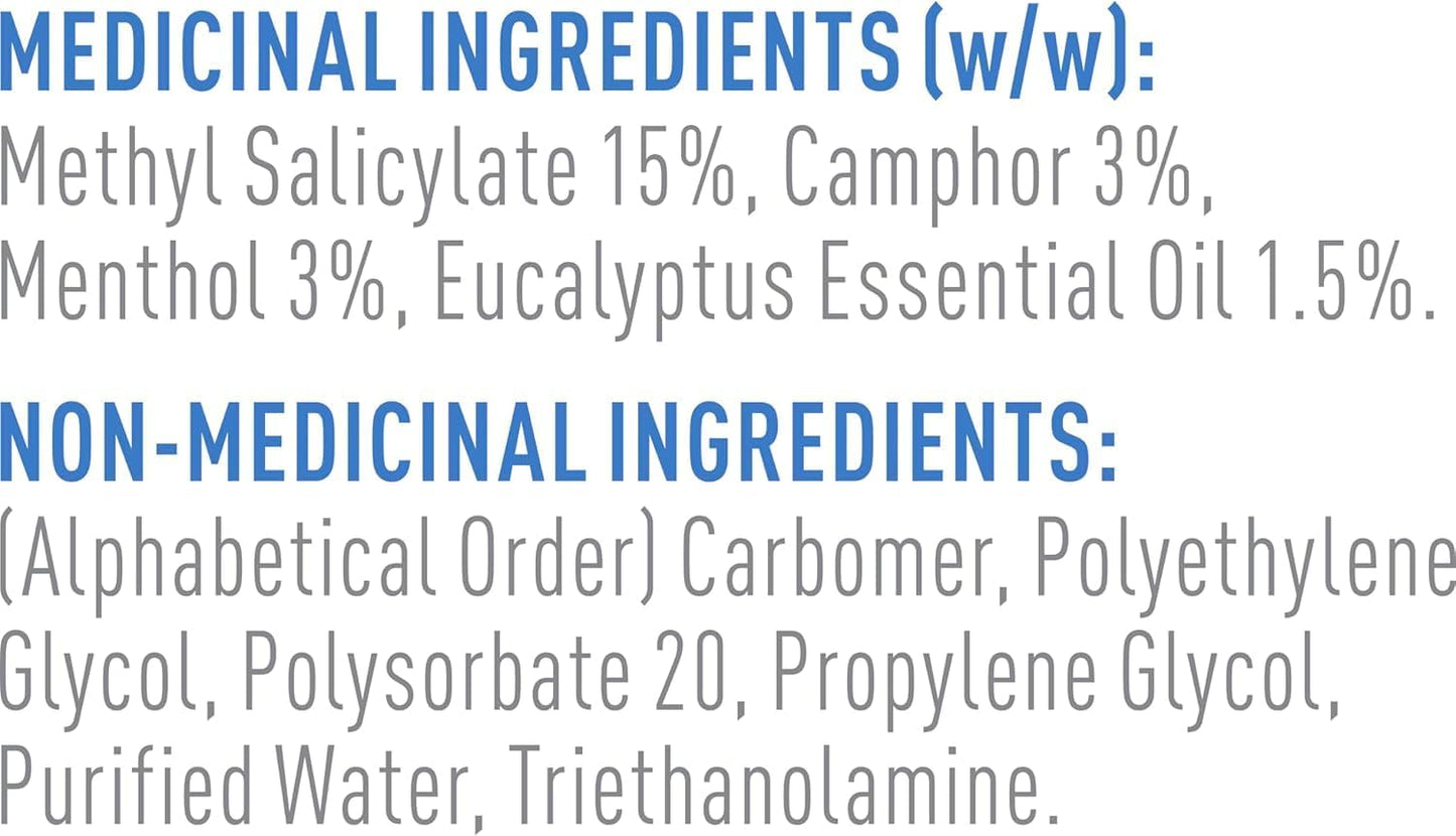 Rub-A535 Injury Ice to Heat Pain Relief Cream - Made in Canada, Fast Acting Injury Pain Relief, Stainless and Greaseless, Works on Contact - 100g